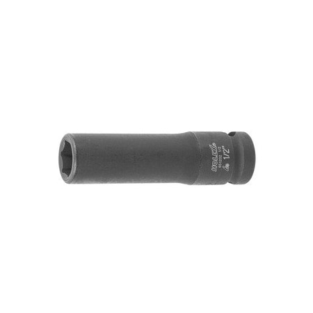 Holex Impact Socket, 1/2 inch Drive, 6 pt, Deep, 1/2 inch 651202 1/2